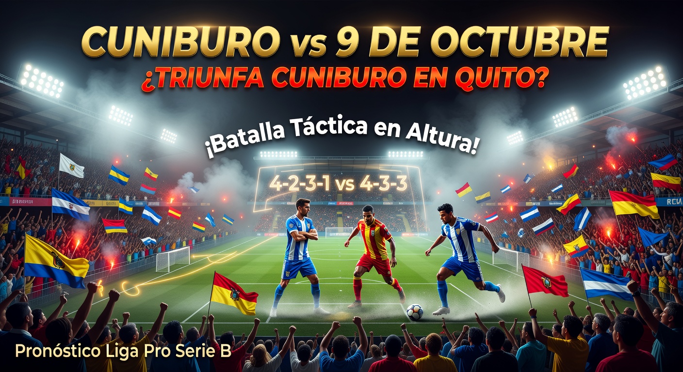 Cuniburo vs 9 de Octubre Pronóstico / Prediction