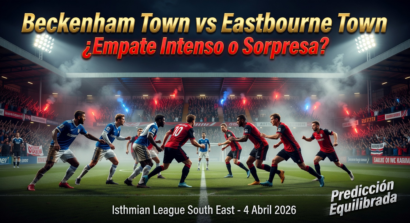 Beckenham Town vs Eastbourne Town Pronóstico / Prediction