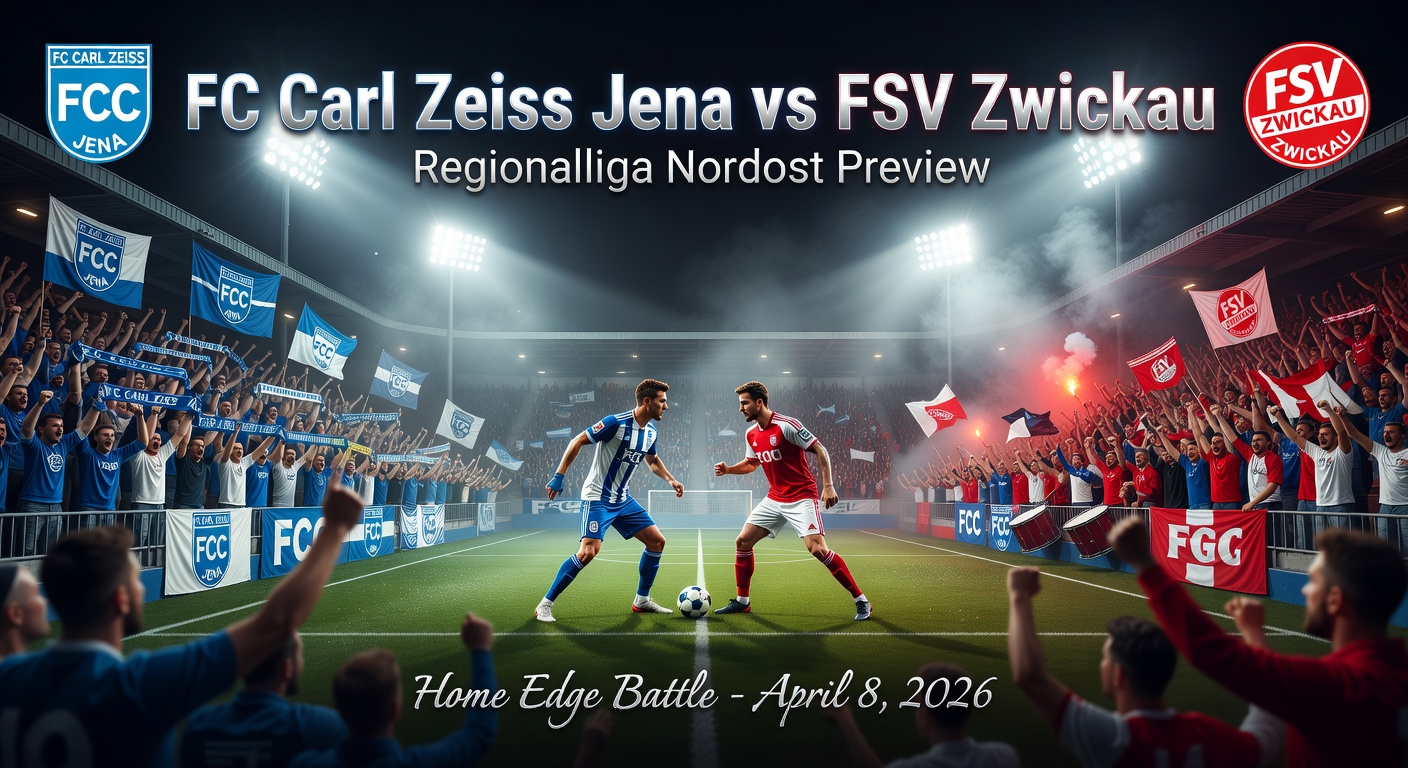 FC Carl Zeiss Jena vs FSV Zwickau Pronóstico / Prediction