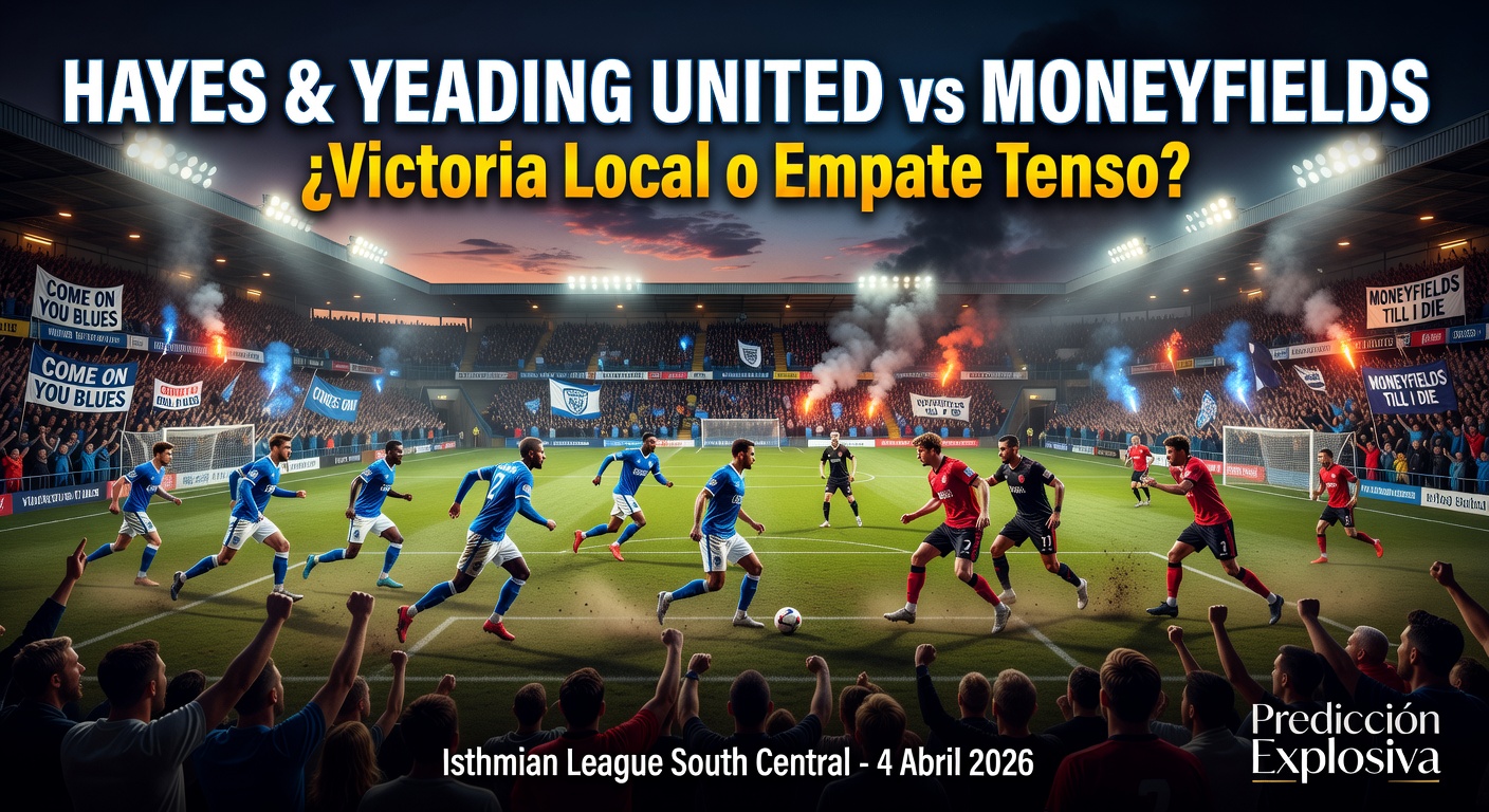 Hayes & Yeading United vs Moneyfields Pronóstico / Prediction