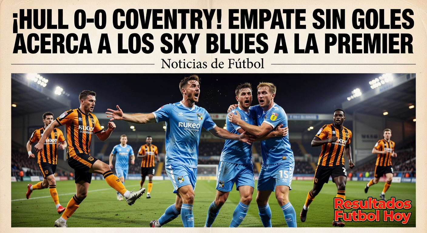 Coventry draw with Hull, close to Premier League return
