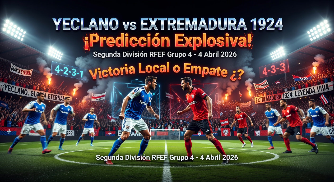 Yeclano vs Extremadura 1924 Pronóstico / Prediction