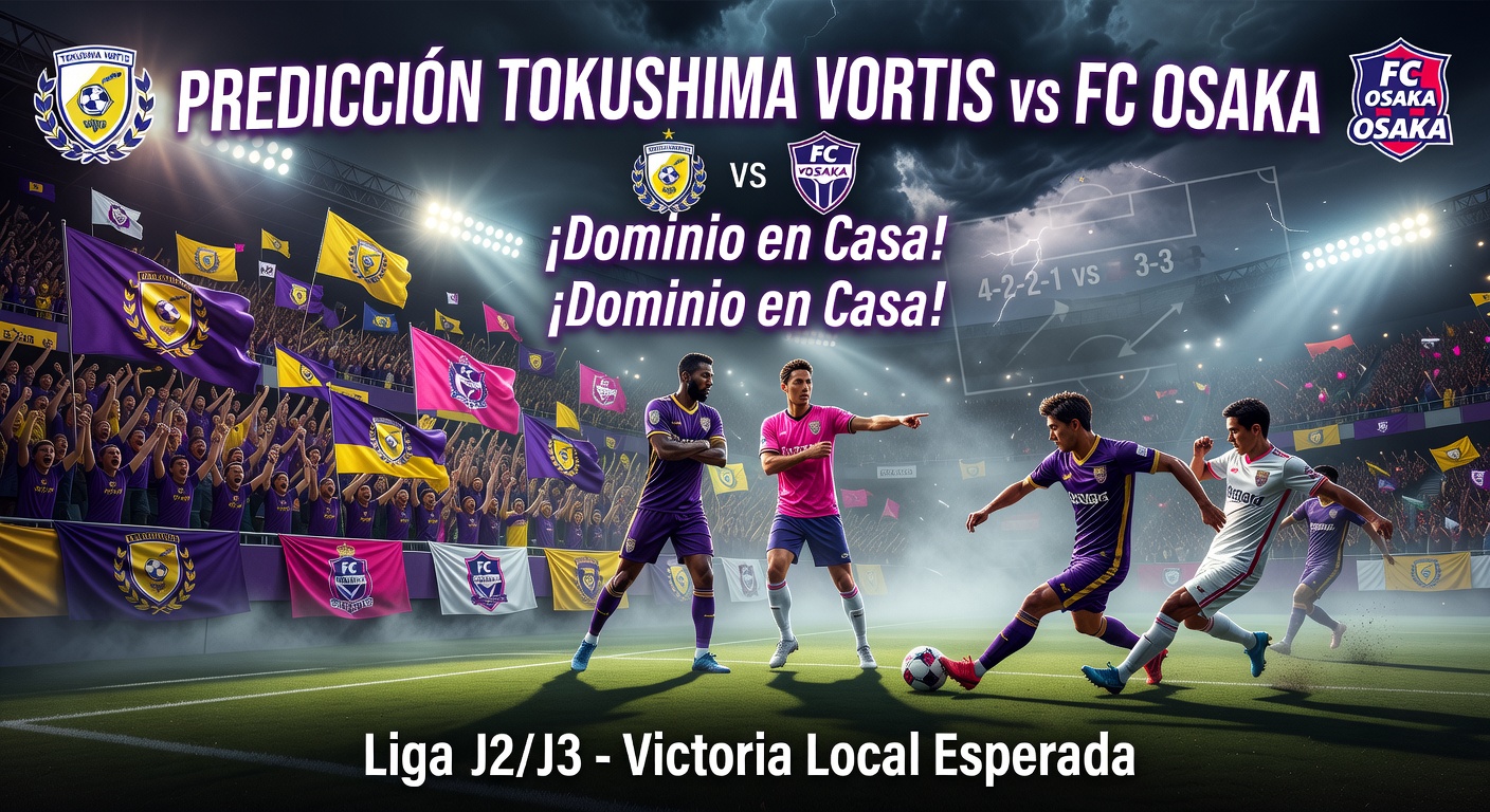 Tokushima Vortis vs Osaka Pronóstico / Prediction