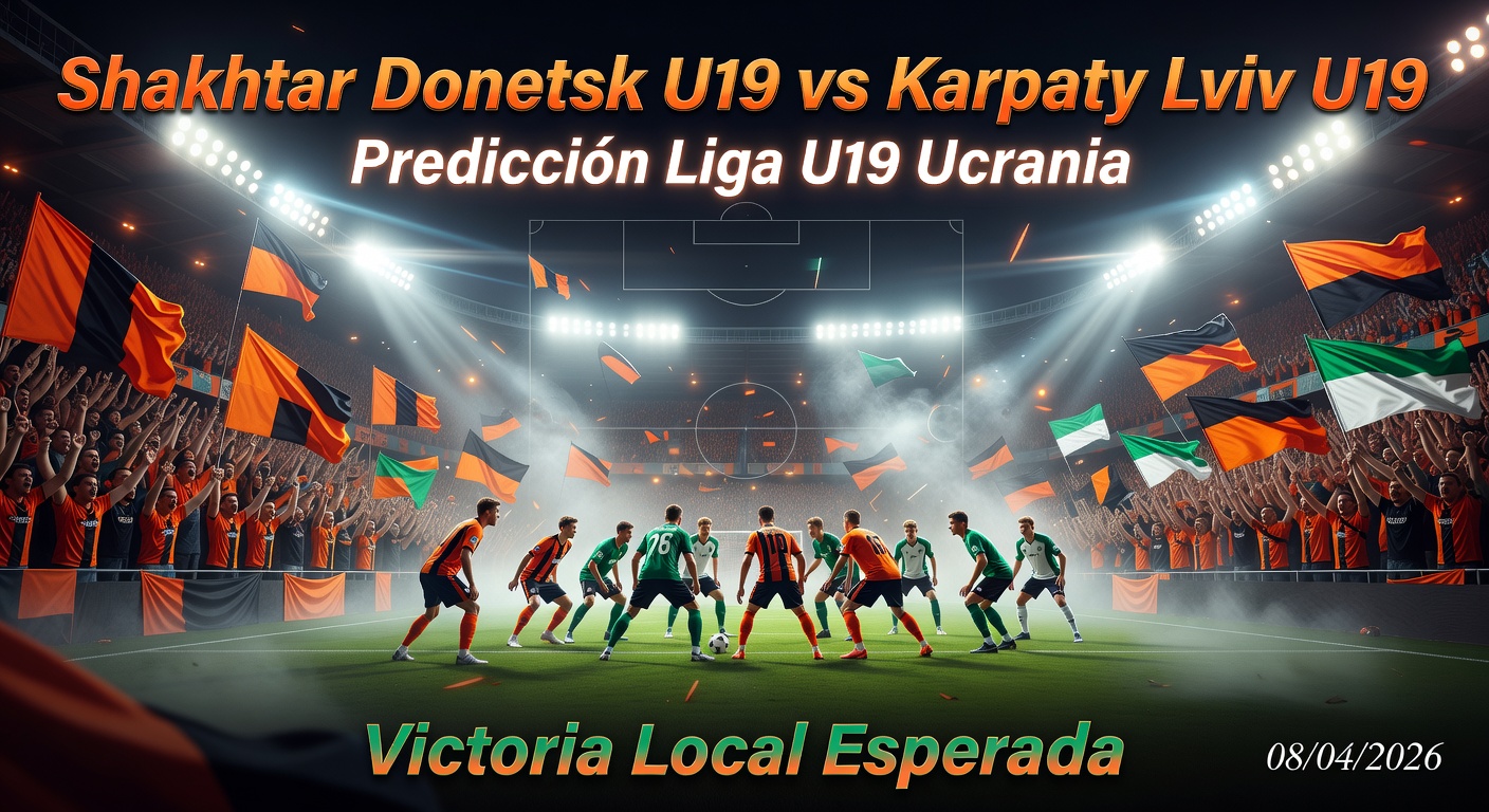 Shakhtar Donetsk U19 vs Karpaty Lviv U19 Pronóstico / Prediction