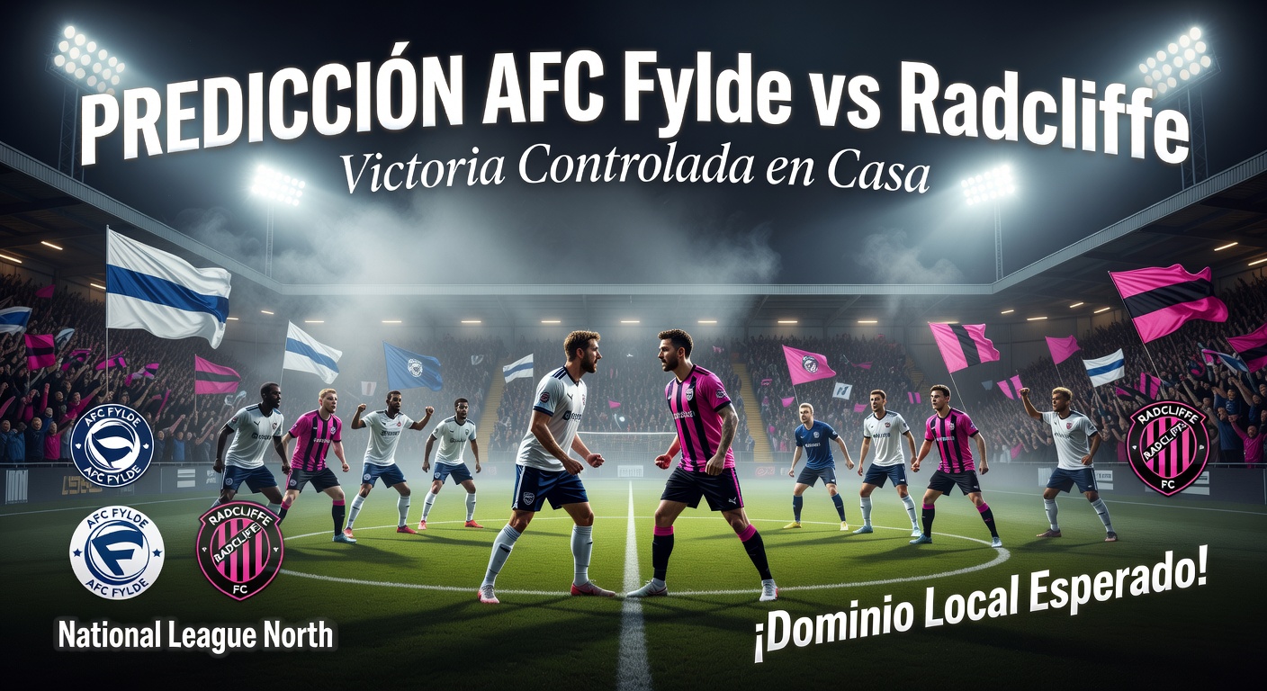 AFC Fylde vs Radcliffe Pronóstico / Prediction