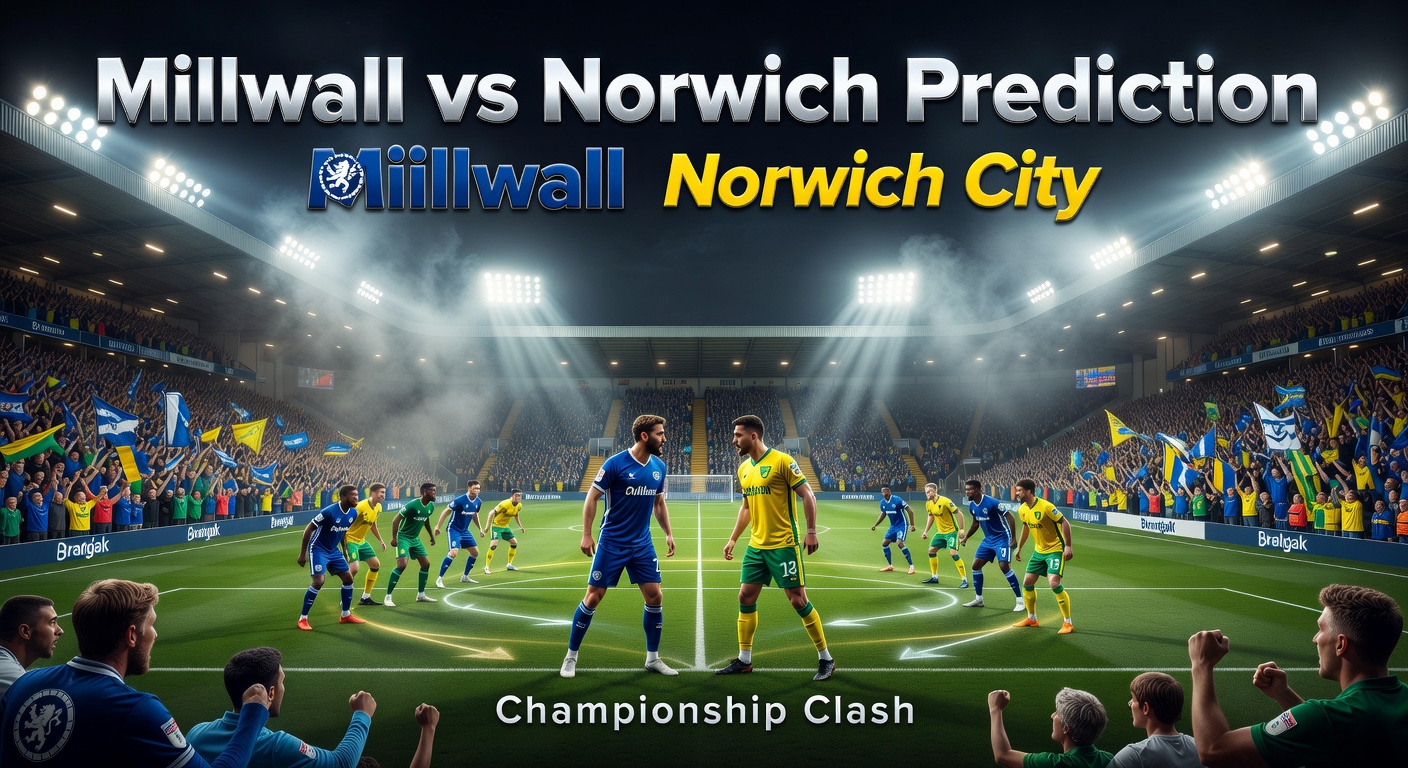 Millwall vs Norwich Pronóstico / Prediction
