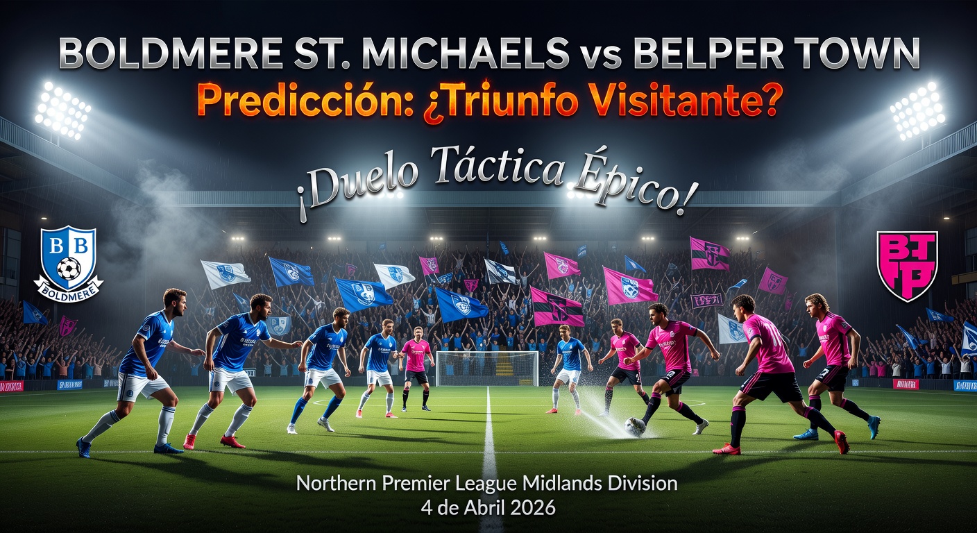 Boldmere St. Michaels vs Belper Town Pronóstico / Prediction