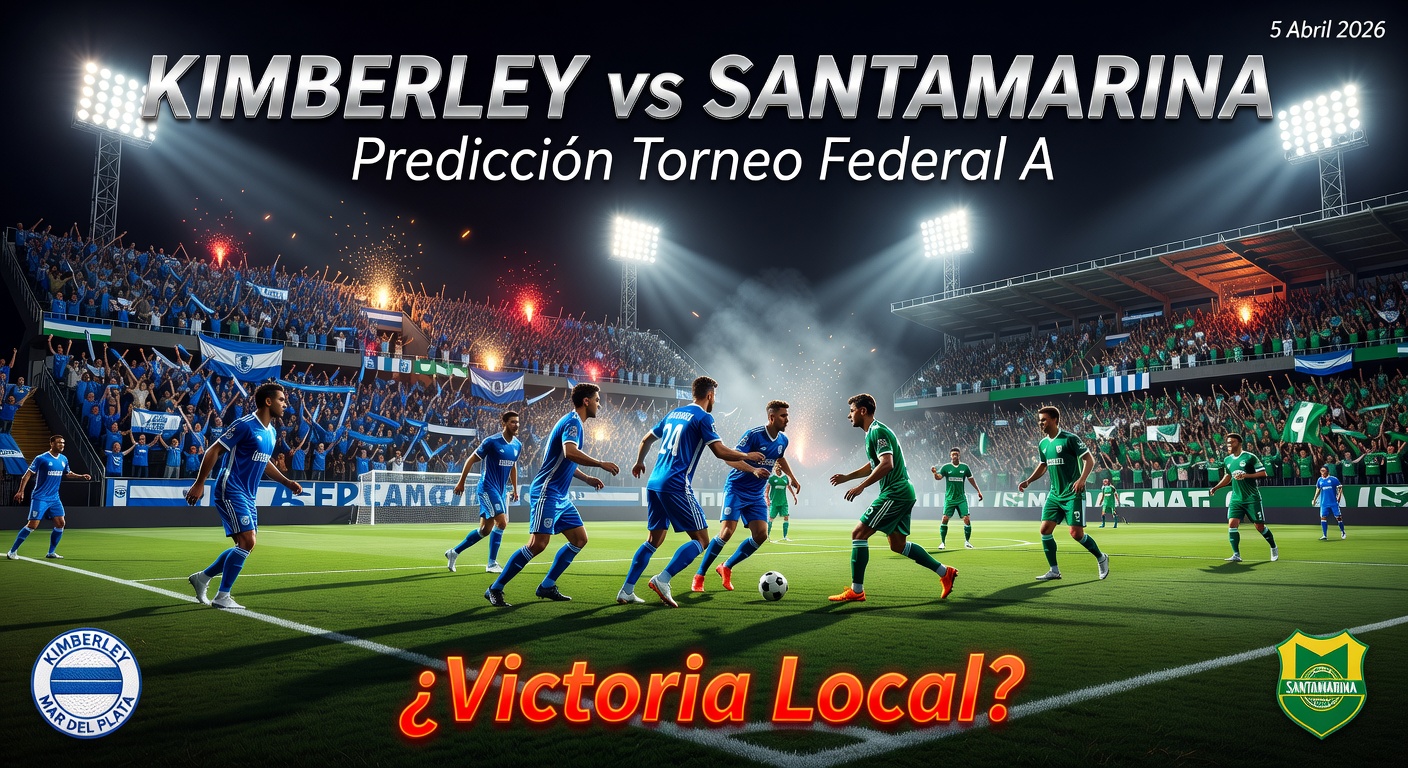 Kimberley Mar del Plata vs Santamarina Pronóstico / Prediction