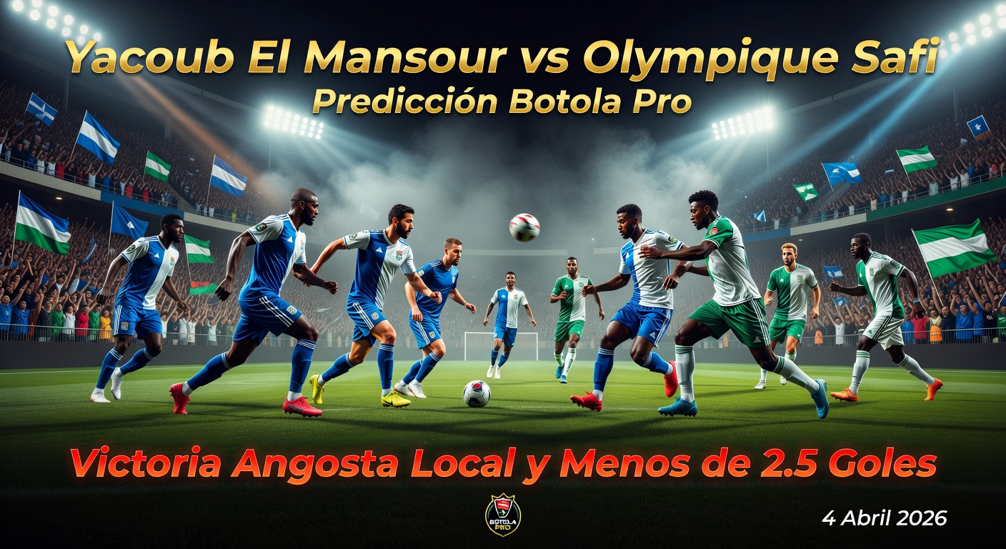 Yacoub El Mansour vs Olympique Safi Pronóstico / Prediction