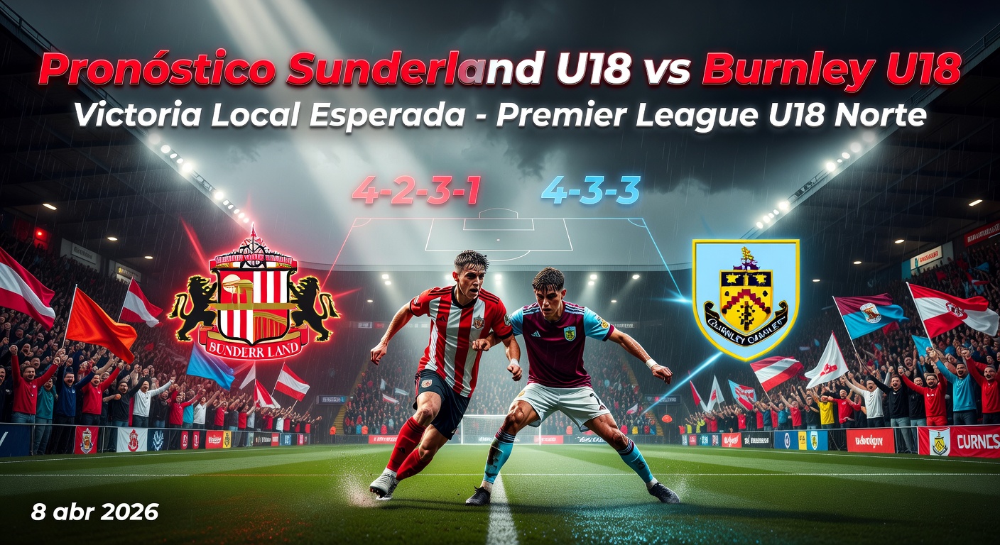 Sunderland U18 vs Burnley U18 Pronóstico / Prediction