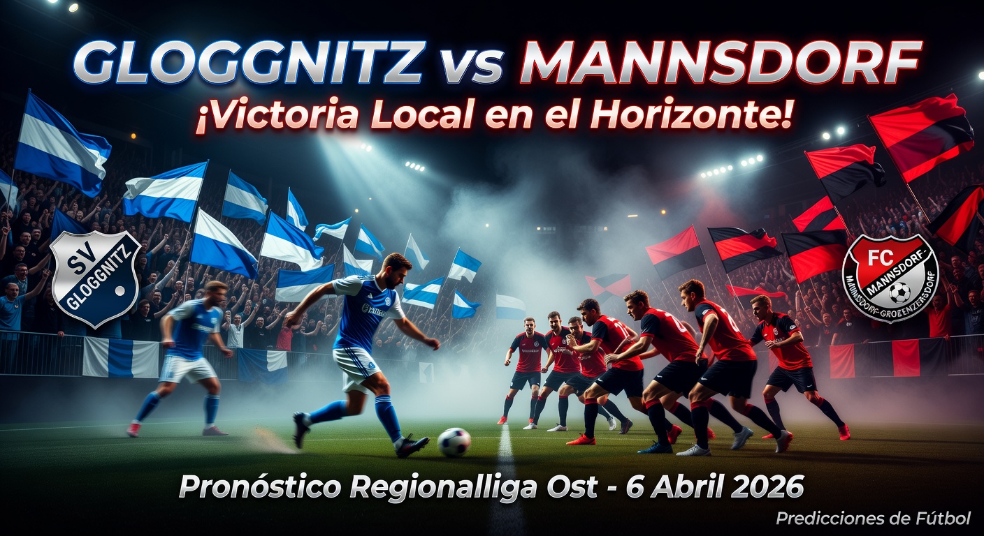 Gloggnitz vs Mannsdorf-Großenzersdorf Pronóstico / Prediction