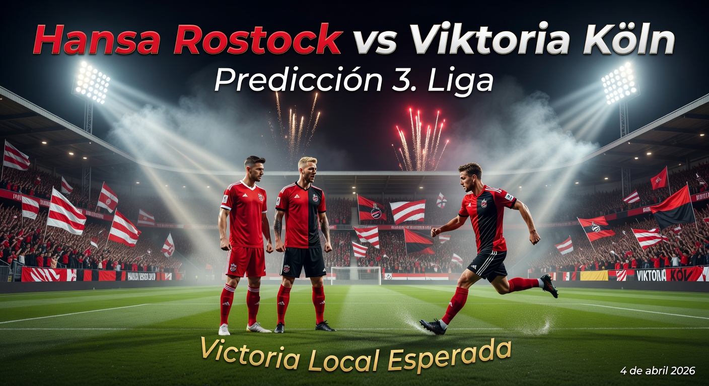 Hansa Rostock vs FC Viktoria Köln Pronóstico / Prediction