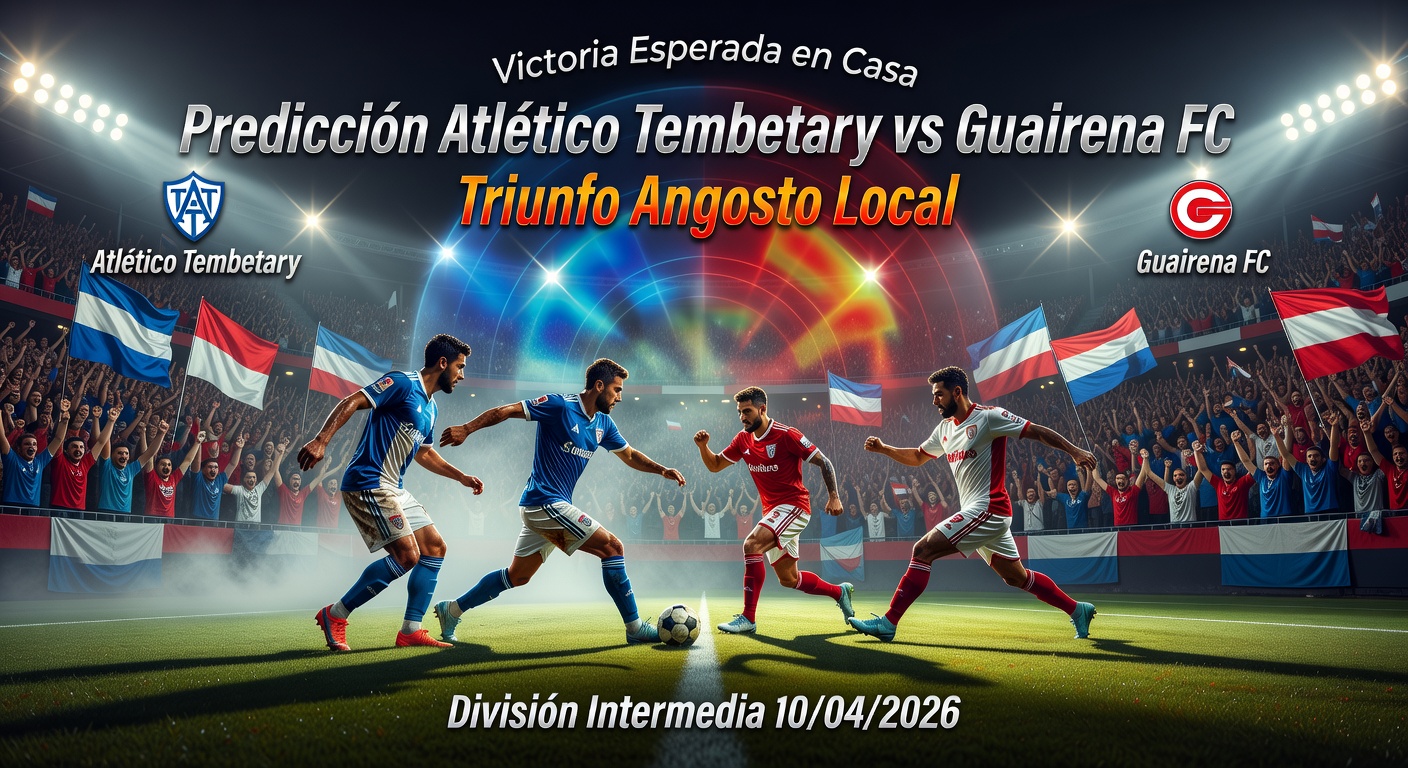Atlético Tembetary vs Guairena FC Pronóstico / Prediction