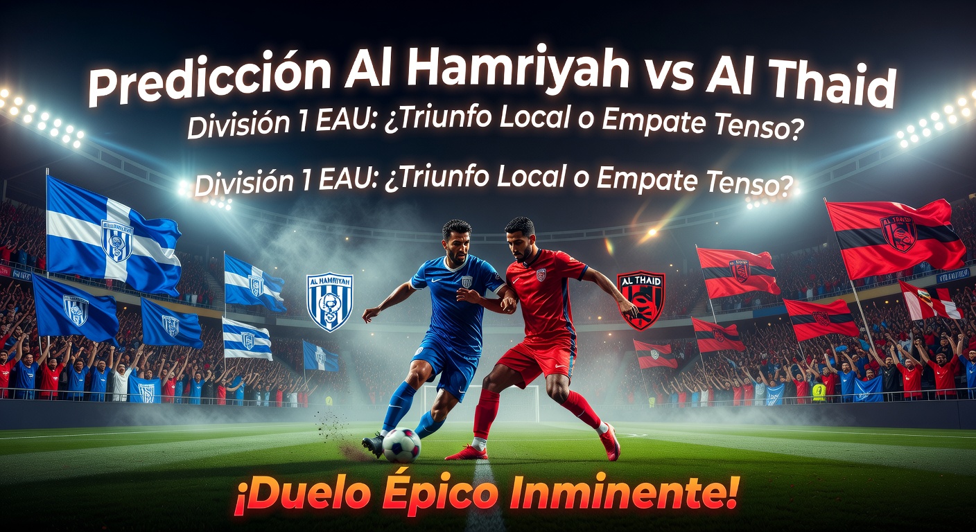 Al Hamriyah vs Al Thaid Pronóstico / Prediction