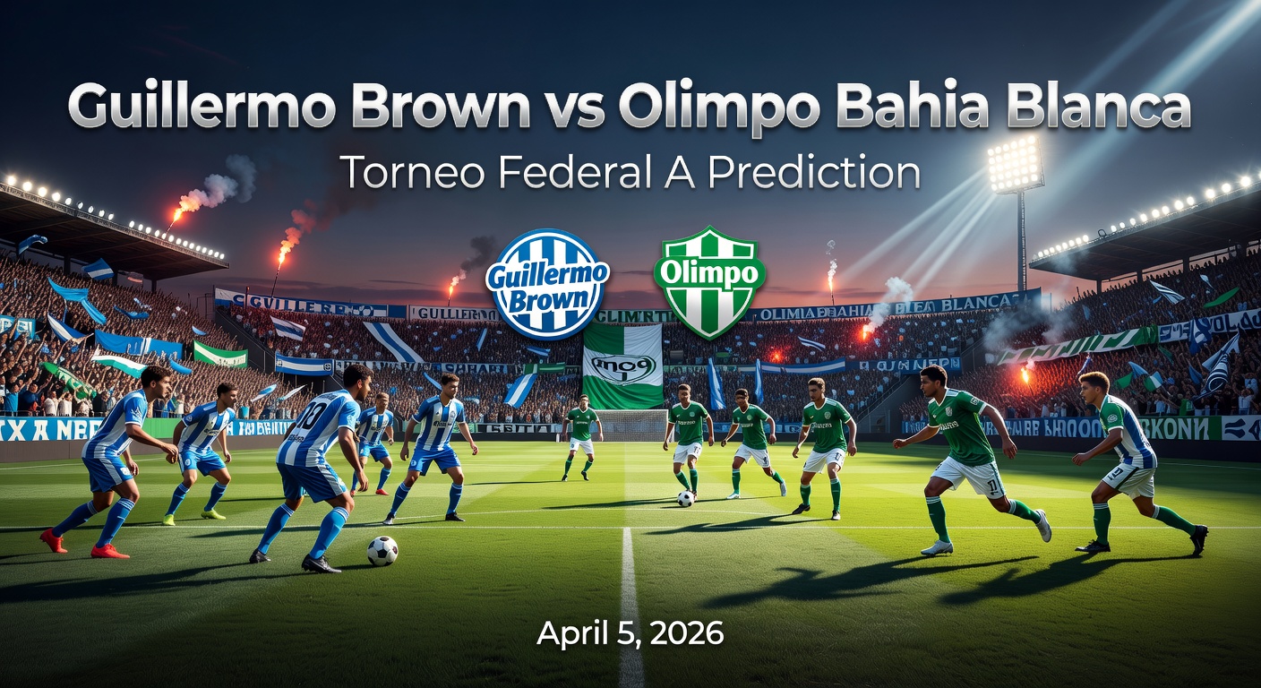 Guillermo Brown vs Olimpo Bahia Blanca Pronóstico / Prediction