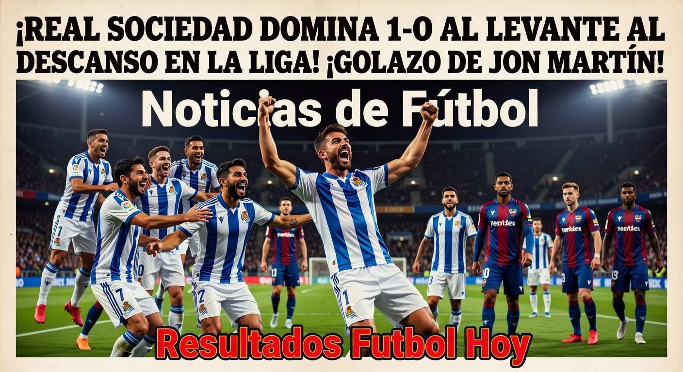 Real Sociedad 1-0 Levante at Half-Time in La Liga