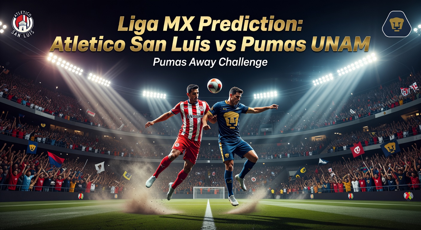 Atletico San Luis vs U.N.A.M. - Pumas Pronóstico / Prediction