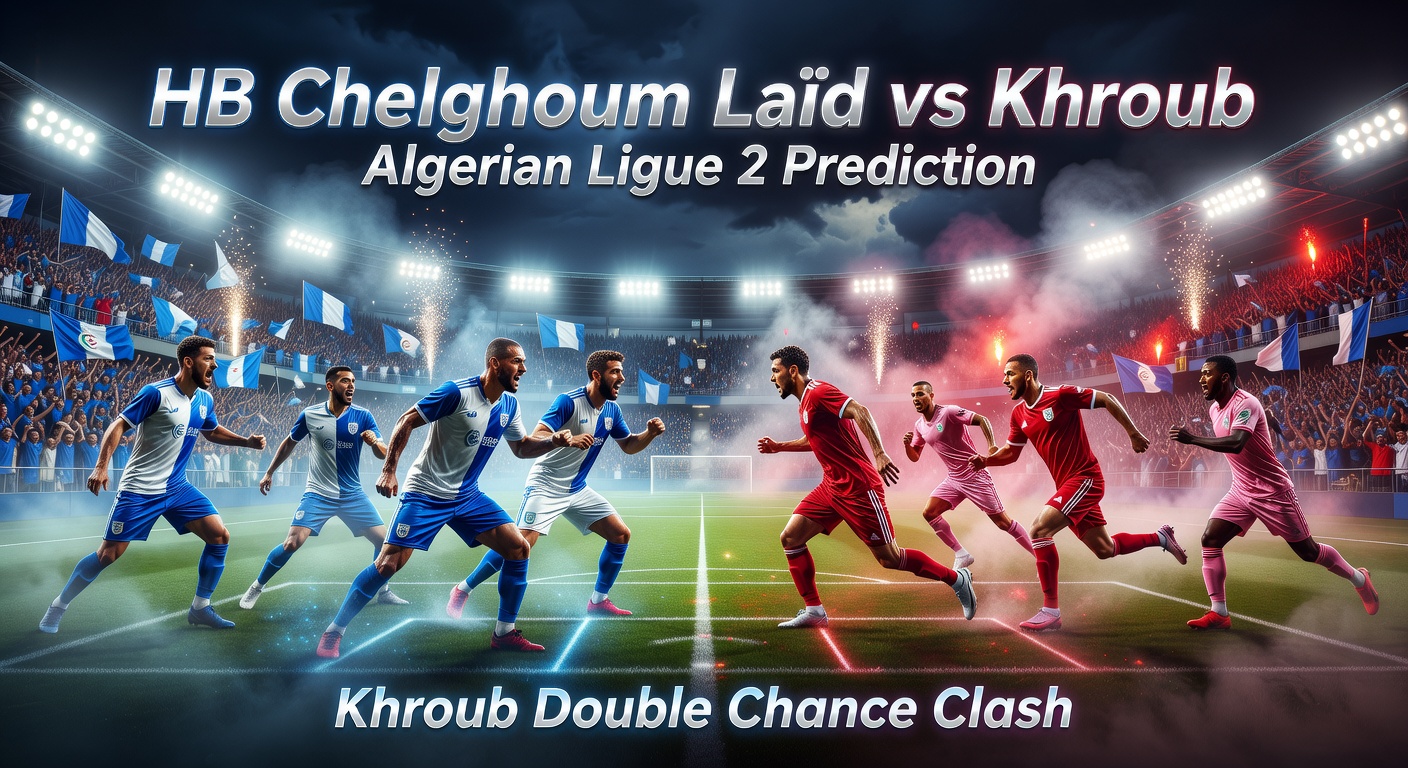 HB Chelghoum Laïd vs Khroub Pronóstico / Prediction