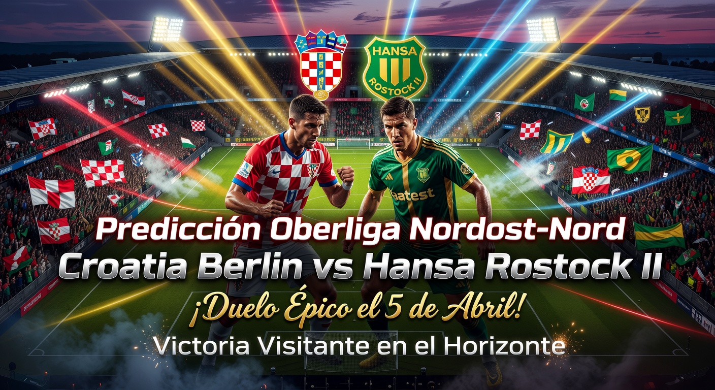 Croatia Berlin vs Hansa Rostock II Pronóstico / Prediction
