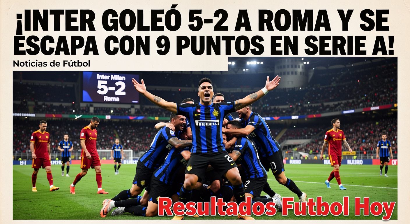 Inter Milan thrash Roma 5-1 in Serie A