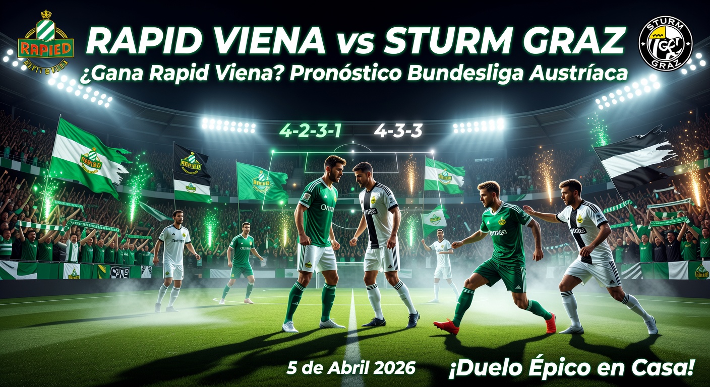 Rapid Vienna vs Sturm Graz Pronóstico / Prediction