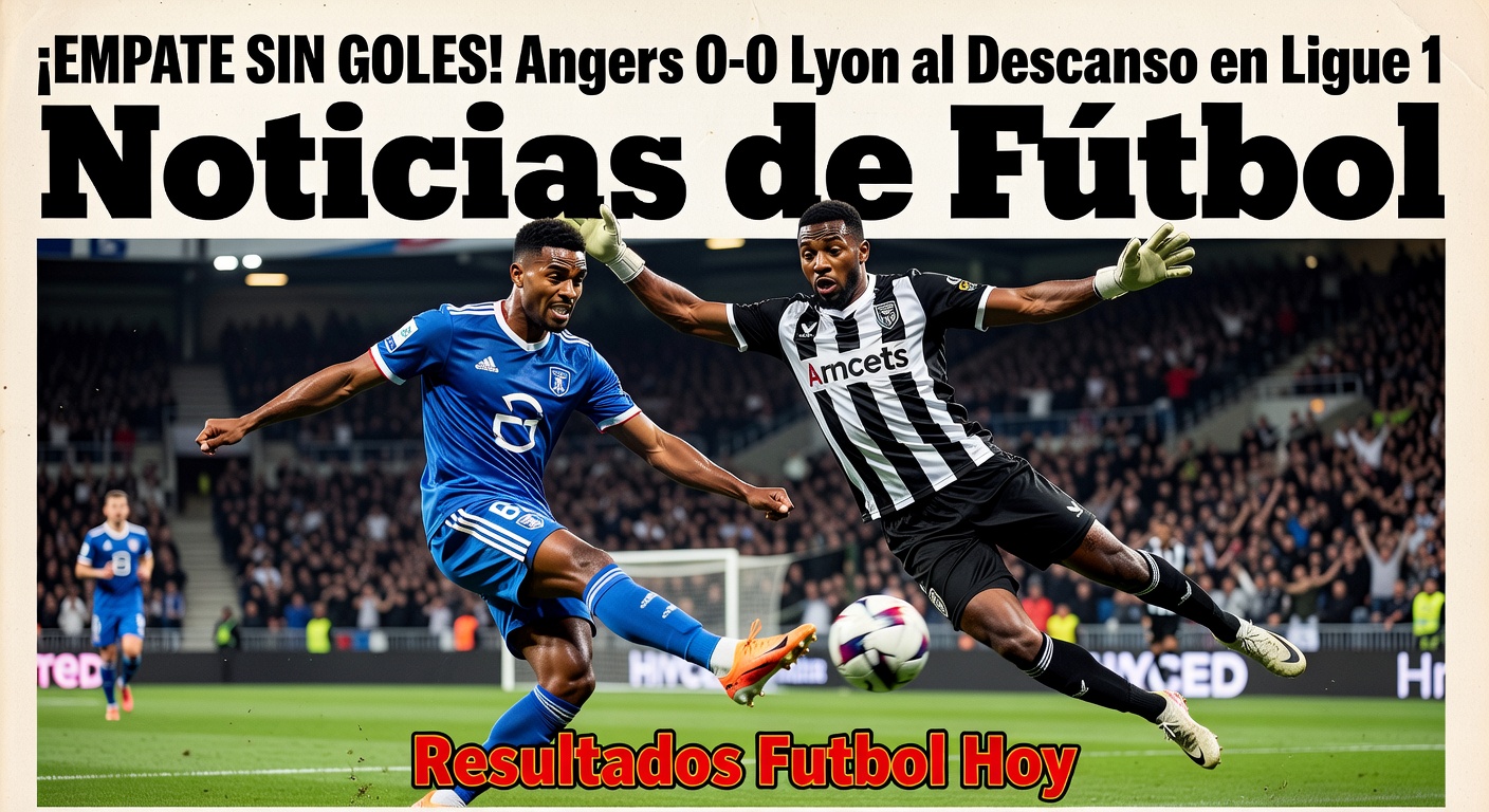 Angers 0-0 Lyon (Ligue 1) - Halftime