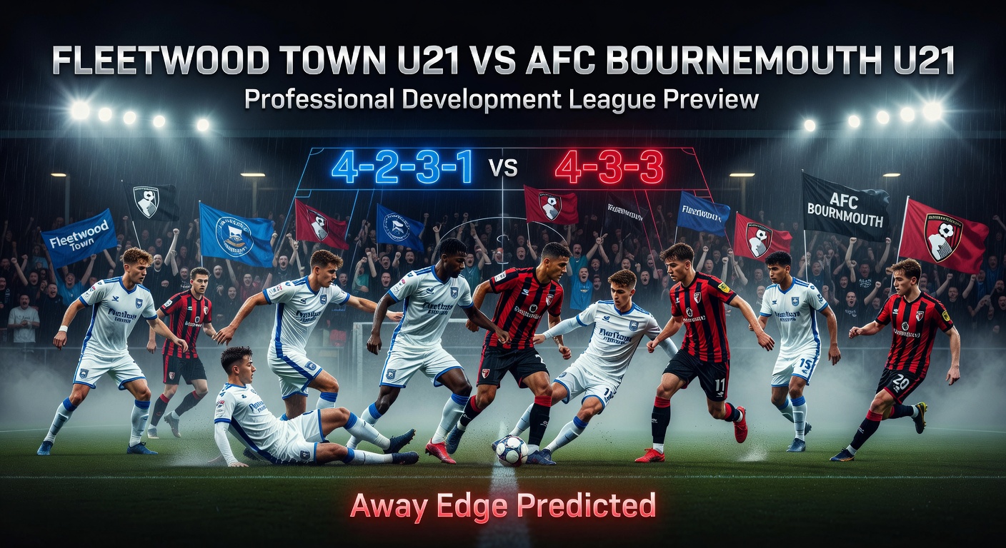 Fleetwood Town U21 vs AFC Bournemouth U21 Pronóstico / Prediction