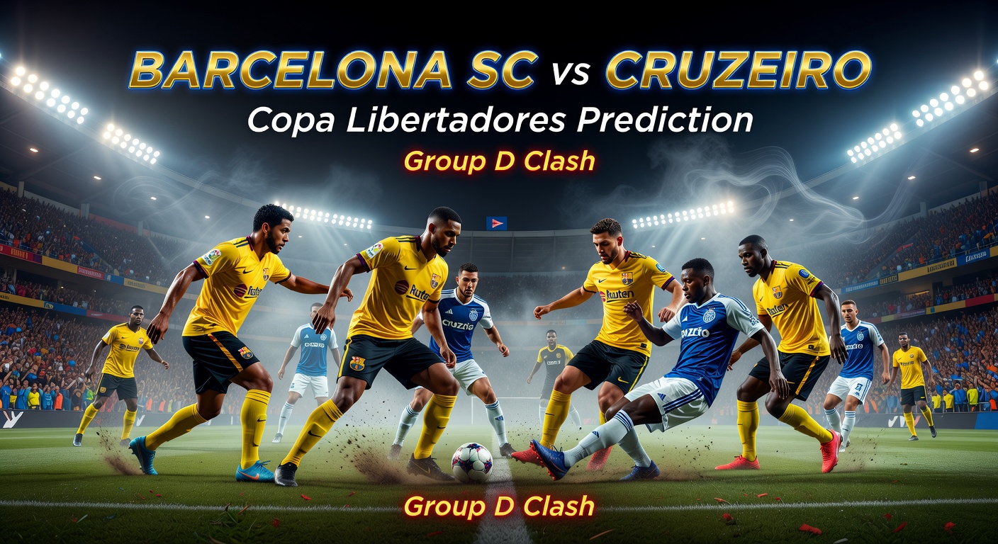 Barcelona SC vs Cruzeiro Pronóstico / Prediction