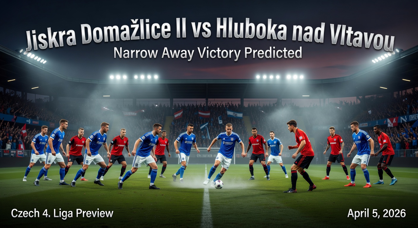 Jiskra Domažlice II vs Hluboka nad Vltavou Pronóstico / Prediction