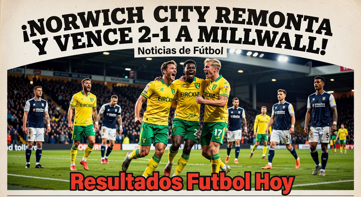 Norwich City 2-1 Millwall in EFL Championship (ESPN, recent)