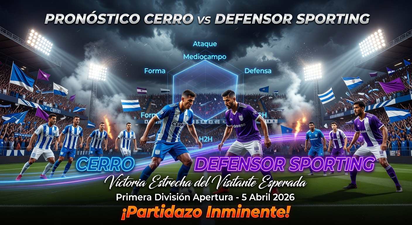 Cerro vs Defensor Sporting Pronóstico / Prediction