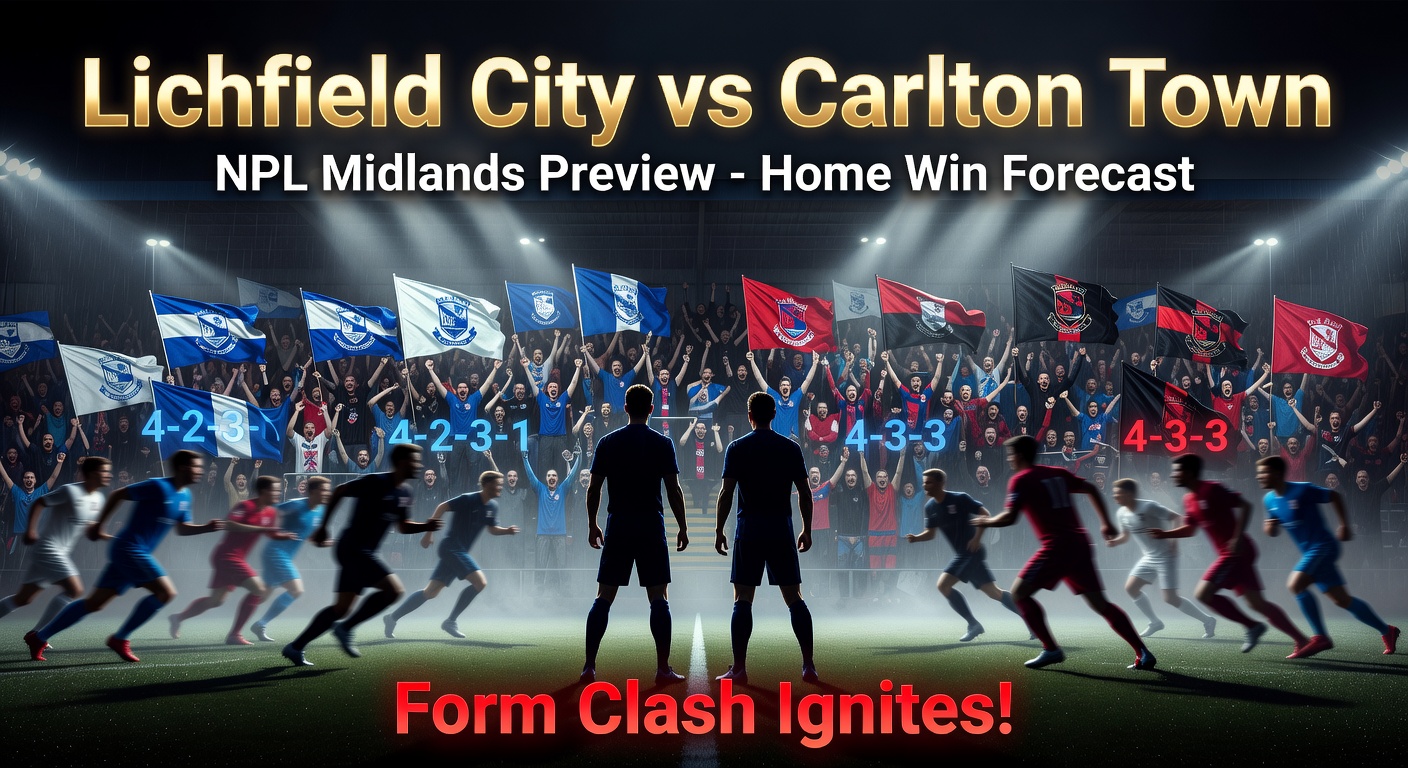 Lichfield City vs Carlton Town Pronóstico / Prediction
