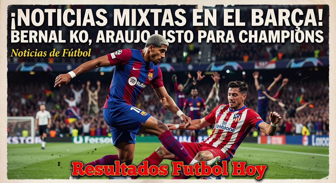 Barcelona receive mixed injury news on Araujo and Bernal