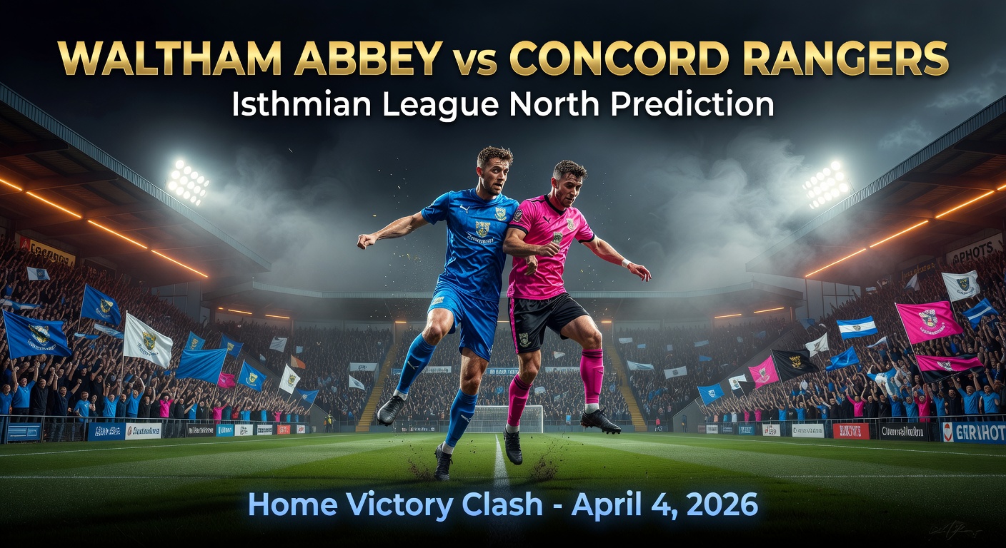 Waltham Abbey vs Concord Rangers Pronóstico / Prediction