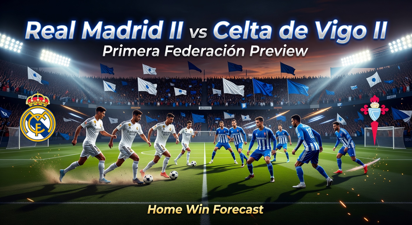 Real Madrid II vs Celta de Vigo II Pronóstico / Prediction
