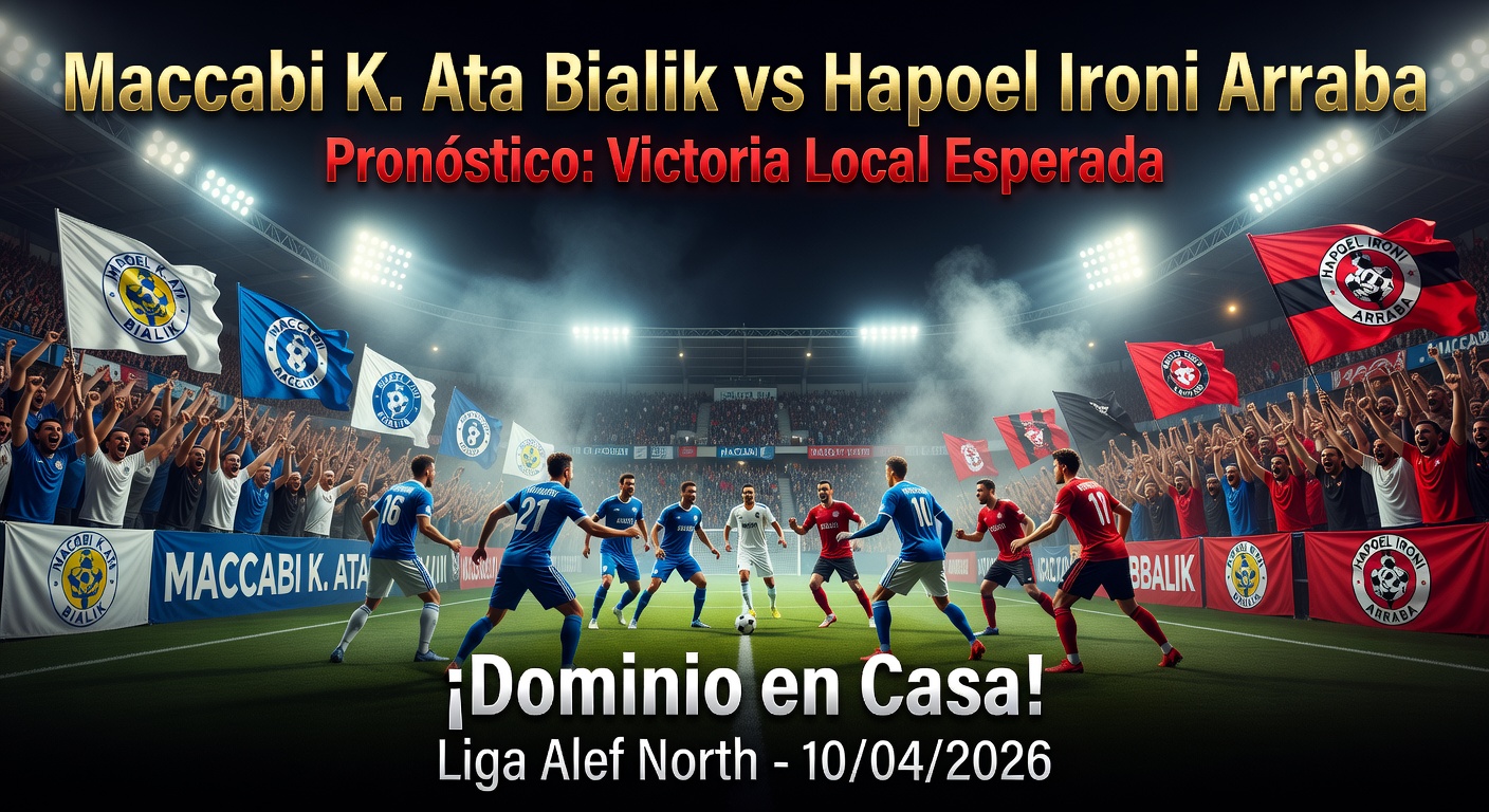 Maccabi K. Ata Bialik vs Hapoel Ironi Arraba Pronóstico / Prediction