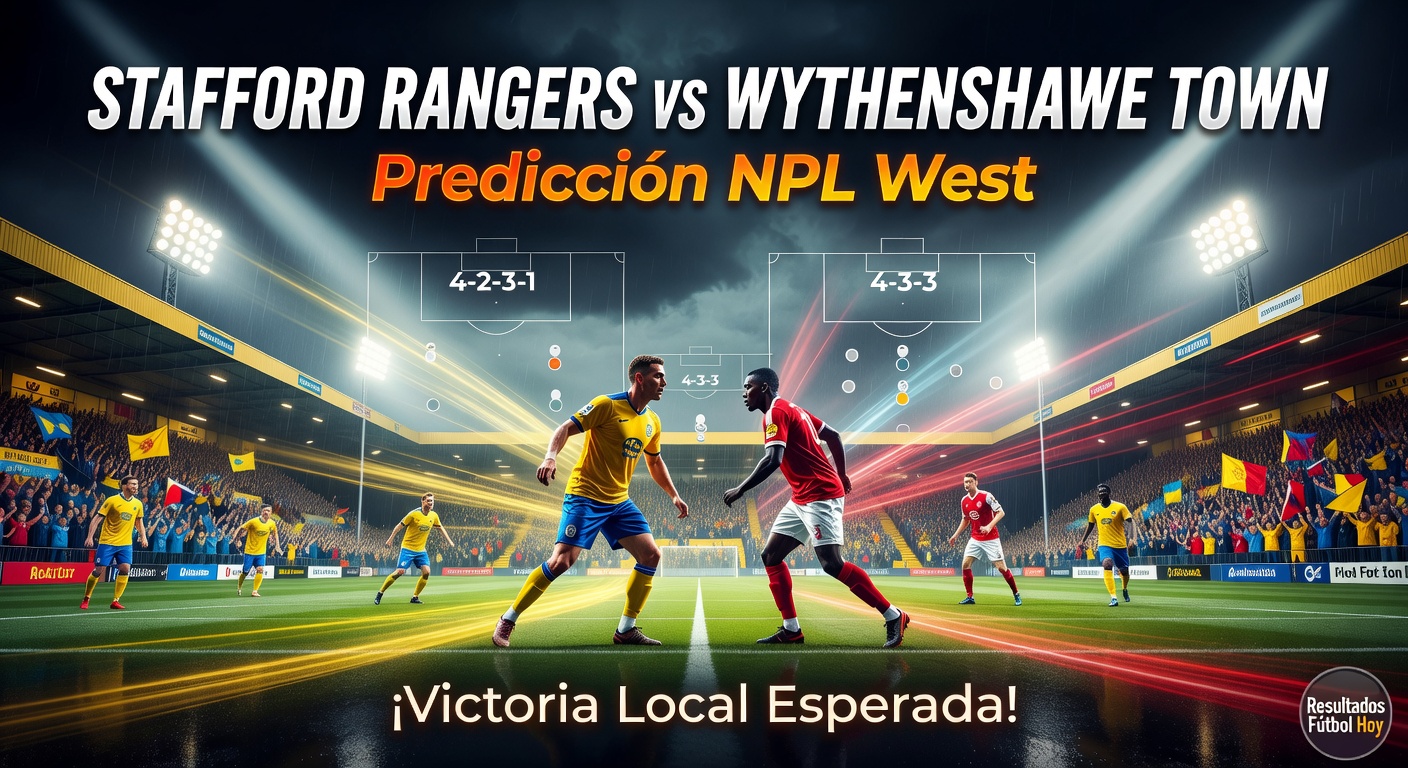 Stafford Rangers vs Wythenshawe Town Pronóstico / Prediction