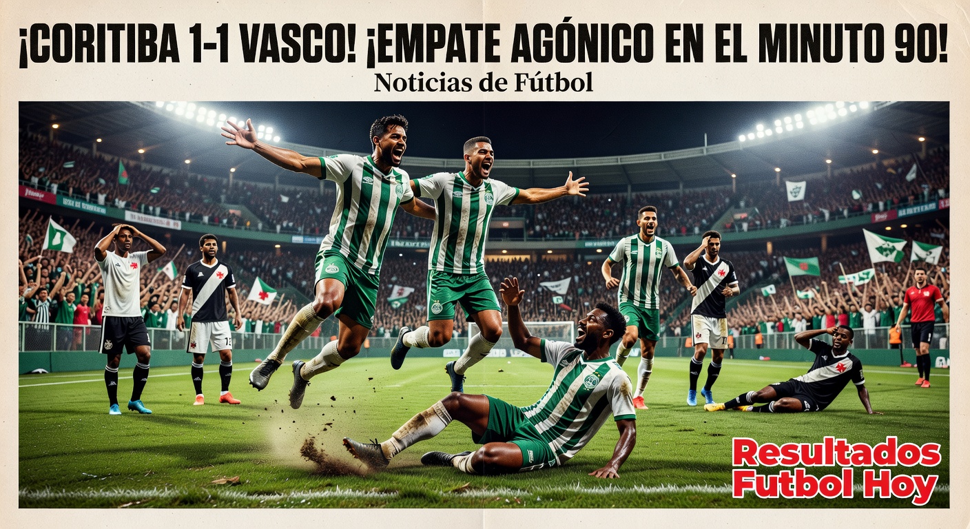 Coritiba Draw 1-1 with Vasco da Gama