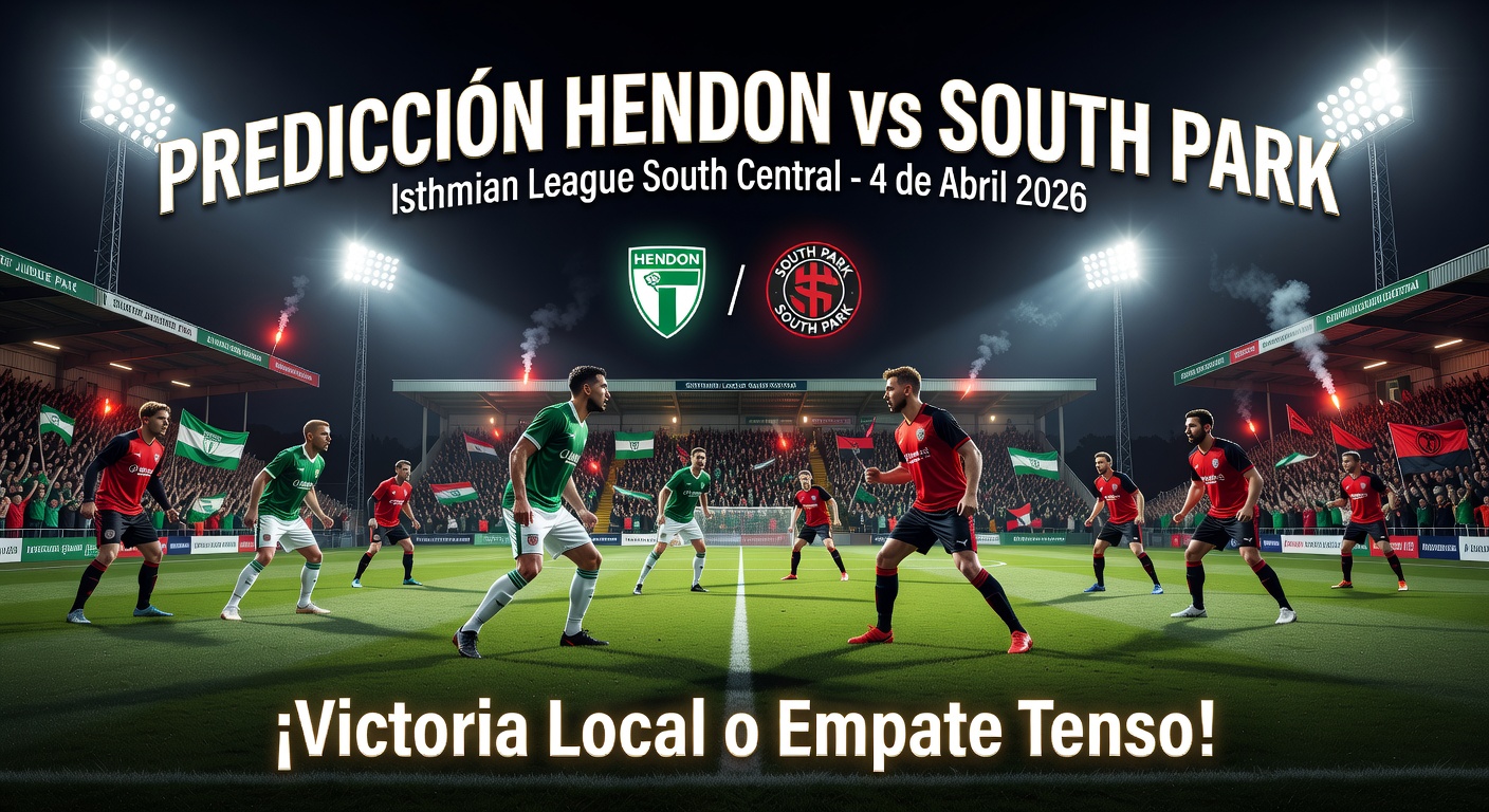 Hendon vs South Park Pronóstico / Prediction