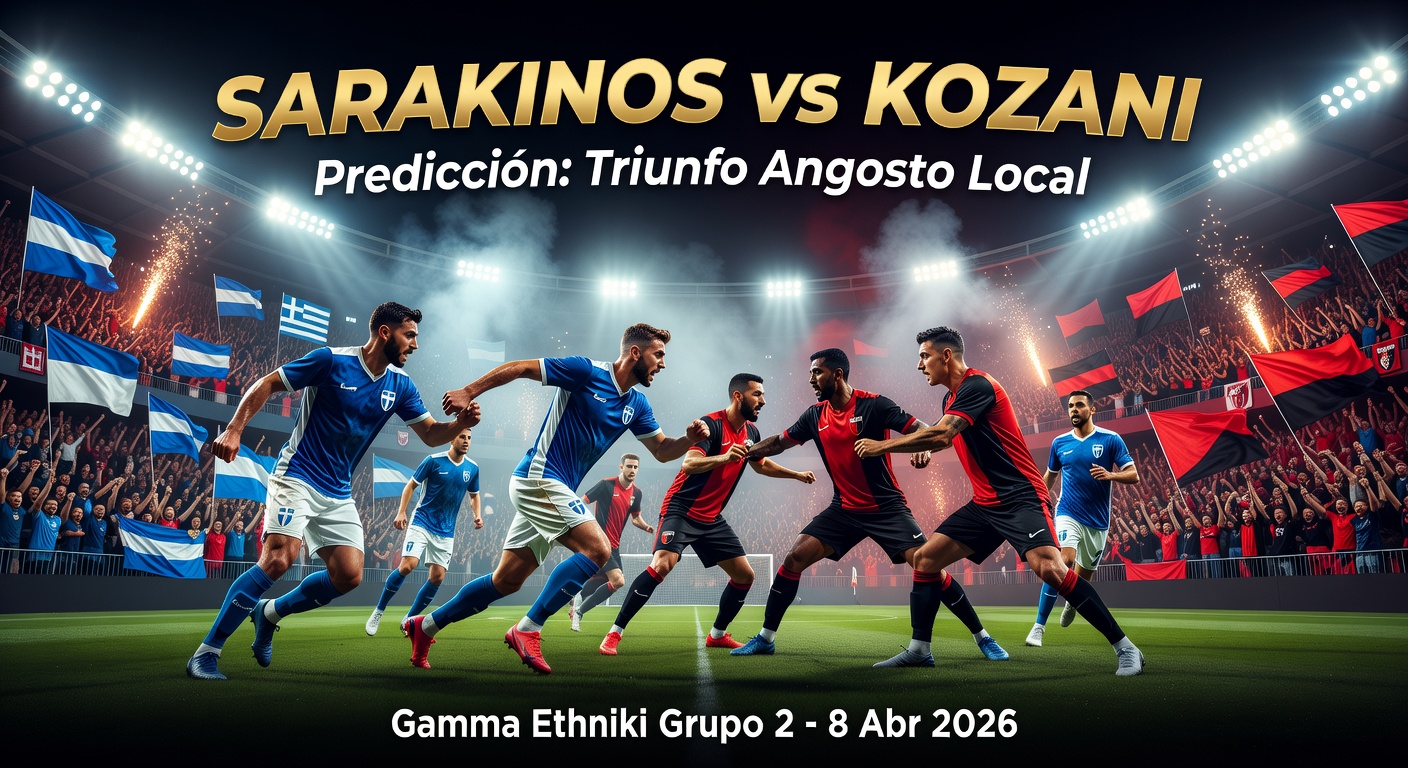 Sarakinos vs Kozani Pronóstico / Prediction