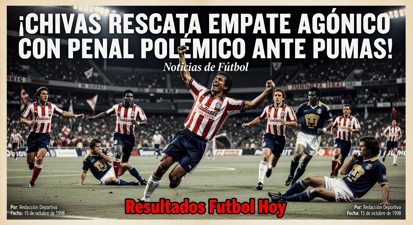 Pumas UNAM 2-2 Guadalajara (Liga MX) - ESPN