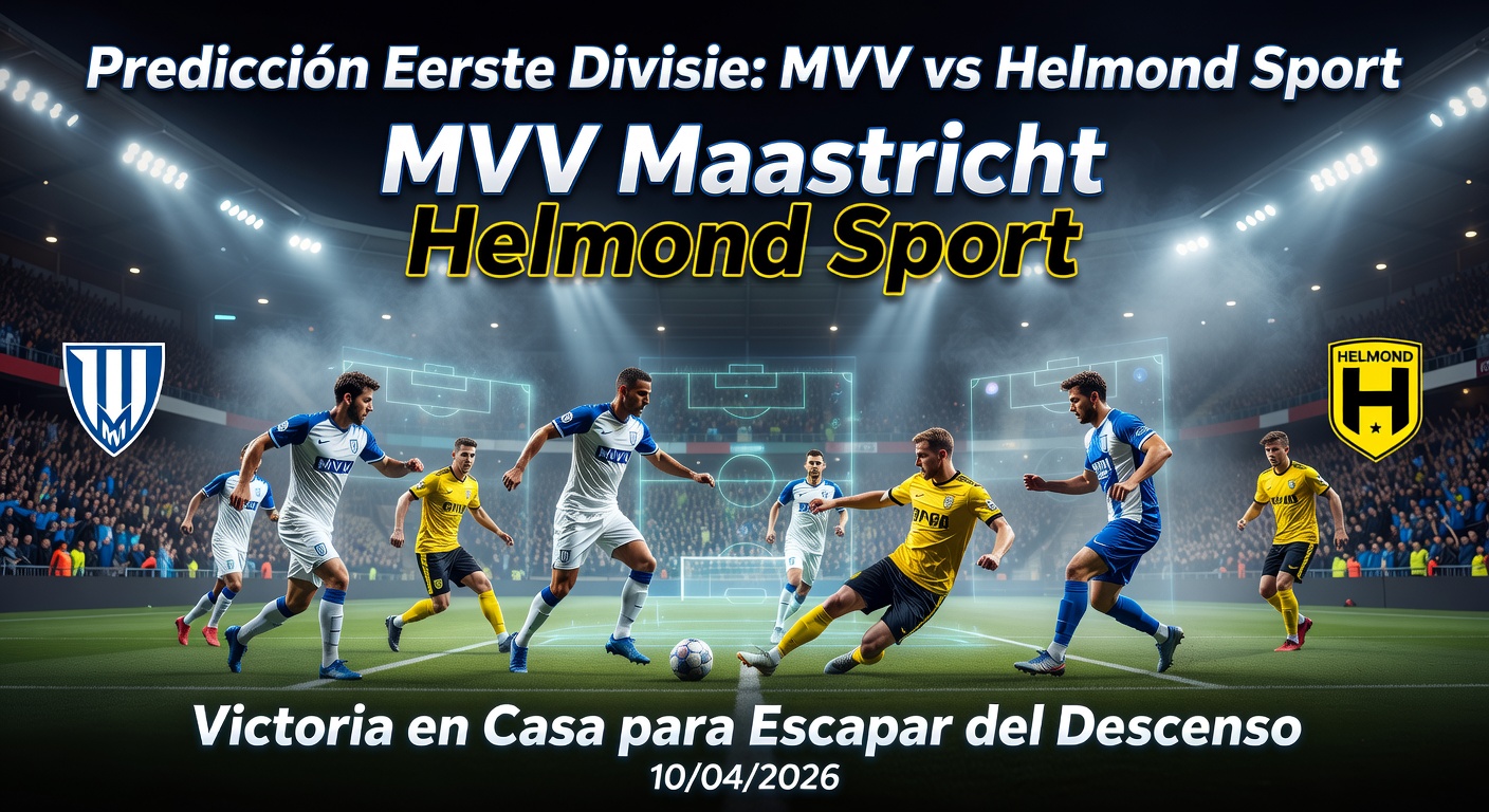 MVV vs Helmond Sport Pronóstico / Prediction