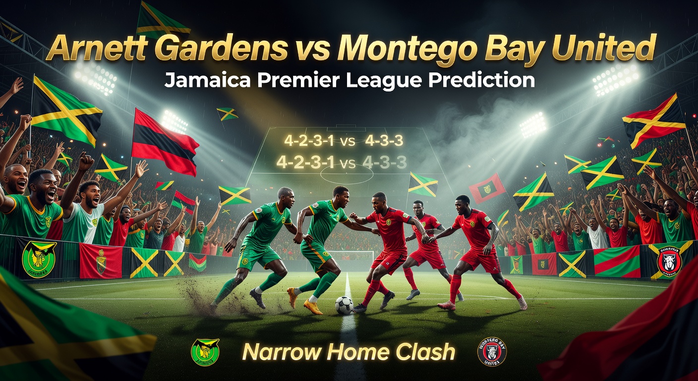 Arnett Gardens vs Montego Bay United Pronóstico / Prediction