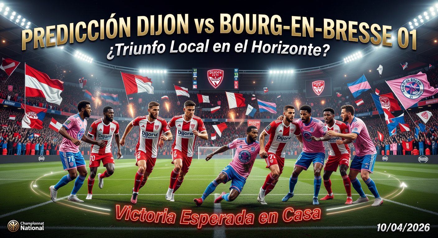 Dijon vs Bourg-en-bresse 01 Pronóstico / Prediction