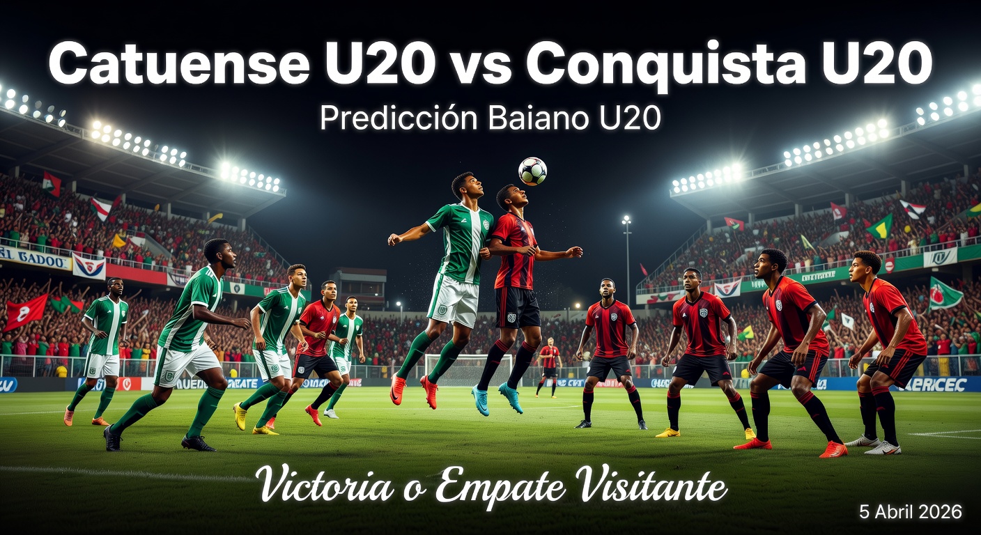 Catuense U20 vs Conquista U20 Pronóstico / Prediction
