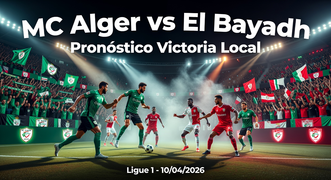 MC Alger vs El Bayadh Pronóstico / Prediction