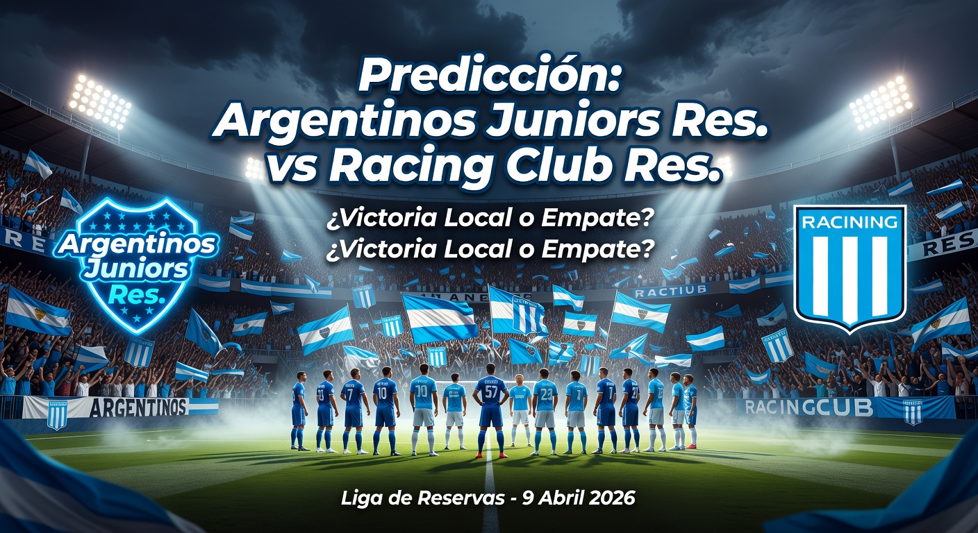 Argentinos Juniors Res. vs Racing Club Res. Pronóstico / Prediction