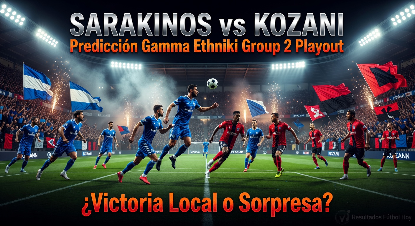 Sarakinos vs Kozani Pronóstico / Prediction