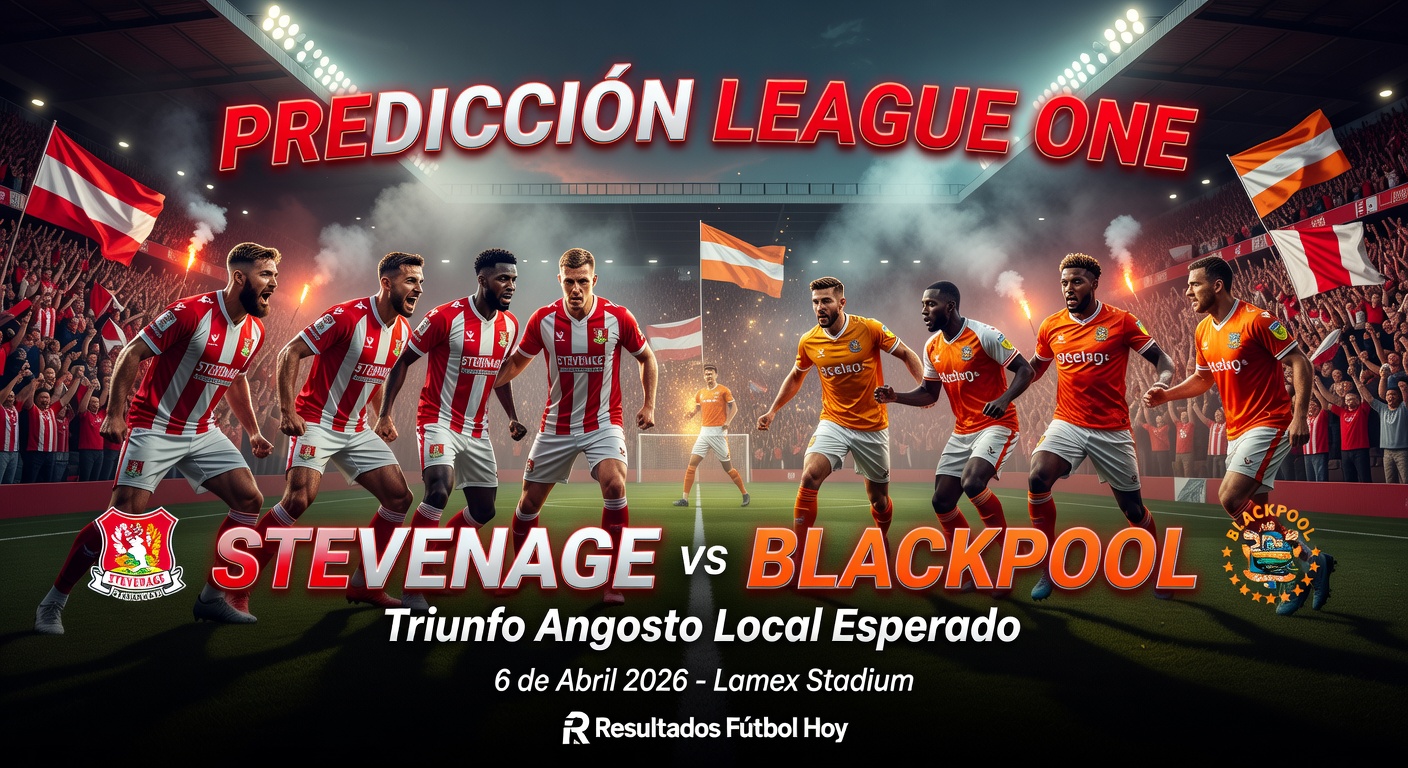 Stevenage vs Blackpool Pronóstico / Prediction