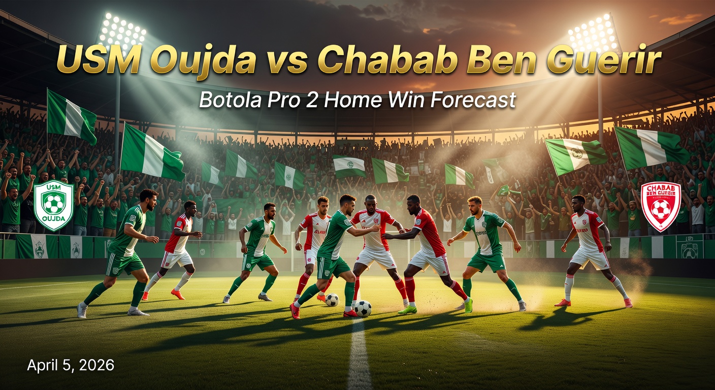 USM Oujda vs Chabab Ben Guerir Pronóstico / Prediction